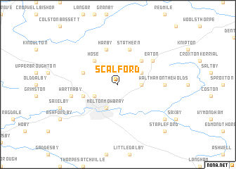 map of Scalford