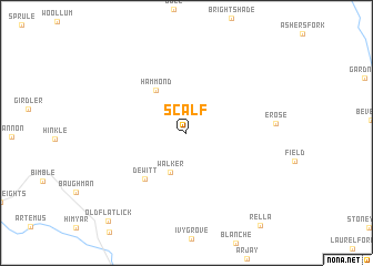 map of Scalf