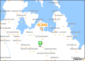 map of Scama