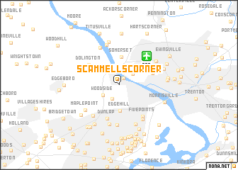 map of Scammells Corner