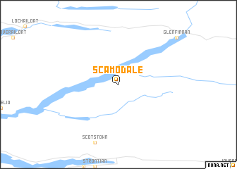 map of Scamodale