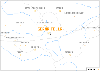 map of Scampitella