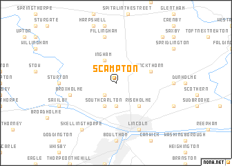map of Scampton