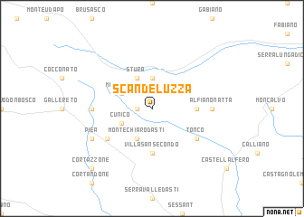 map of Scandeluzza