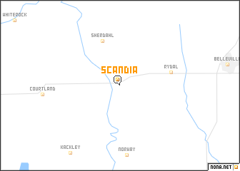 map of Scandia