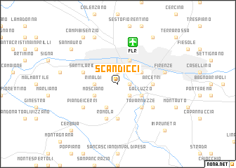 map of Scandicci