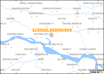 map of Scandolara Ravara