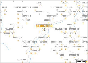 map of Scanzano