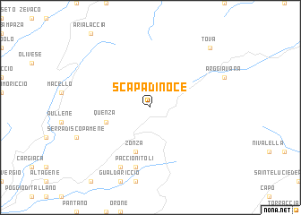 map of Scapa di Noce