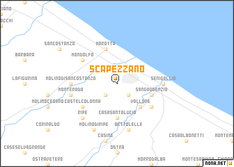 map of Scapezzano