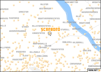 map of Scarboro