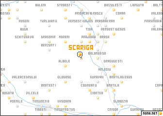 map of Scăriga