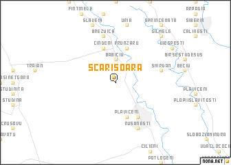 map of Scărişoara