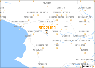 map of Scarlino