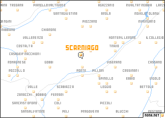 map of Scarniago