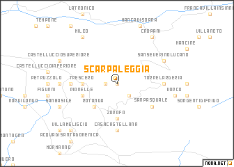 map of Scarpaleggia