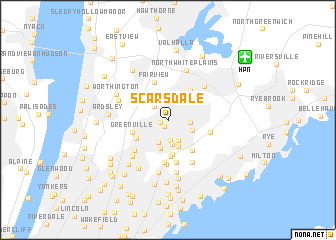 Scarsdale (United States - USA) map - nona.net