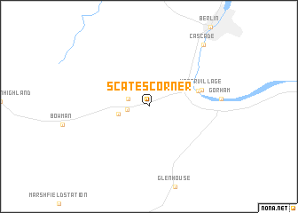 map of Scates Corner