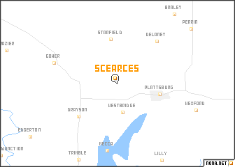 map of Scearces