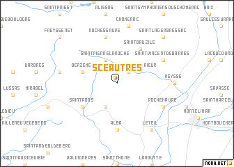 map of Sceautres