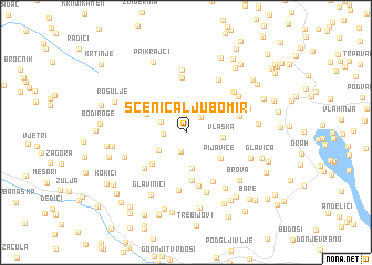 map of Šćenica Ljubomir