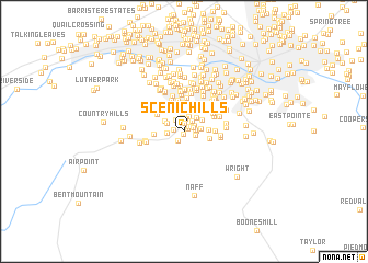 map of Scenic Hills