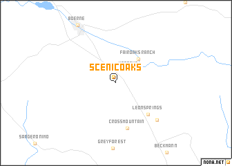 map of Scenic Oaks