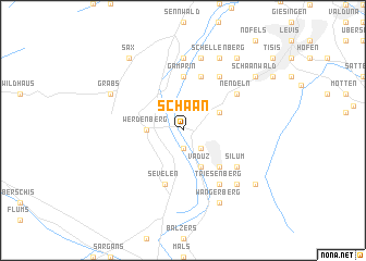 map of Schaan