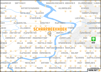 map of Schaarbeekhoek