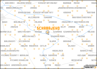 map of Schabajewo