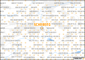 map of Schaberg