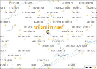 map of Schächtelburg