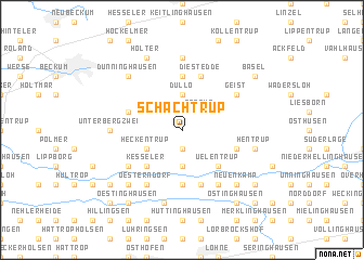 map of Schachtrup