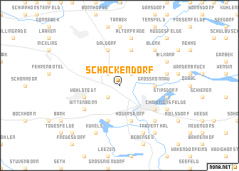 map of Schackendorf