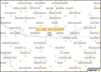 map of Schackendorf