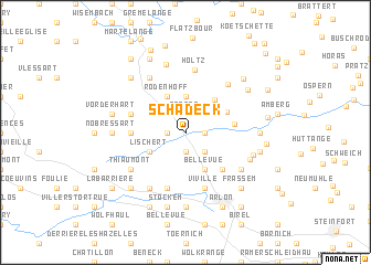 map of Schadeck