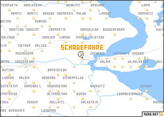 map of Schadefähre