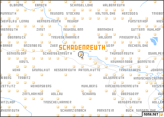 map of Schadenreuth