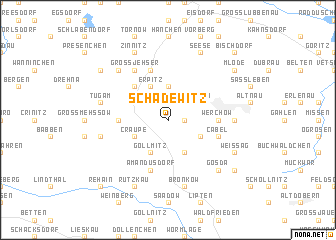 map of Schadewitz