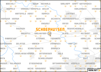 map of Schaephuysen