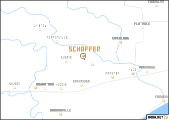 map of Schaffer