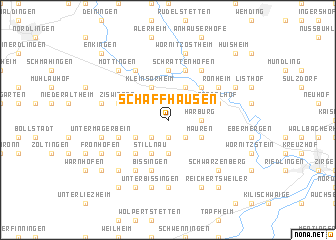 map of Schaffhausen
