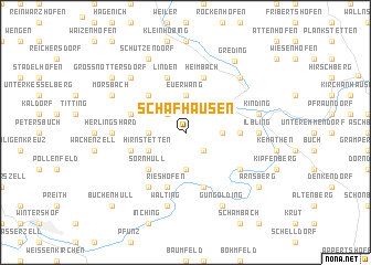 map of Schafhausen