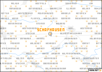 map of Schafhausen