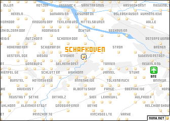 map of Schafkoven