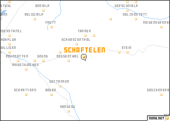 map of Schaftelen