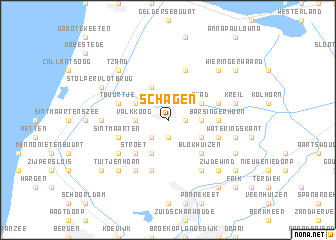 map of Schagen