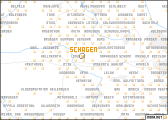 map of Schagen