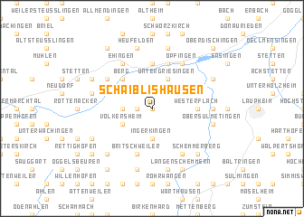 map of Schaiblishausen