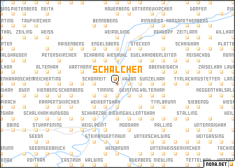 map of Schalchen